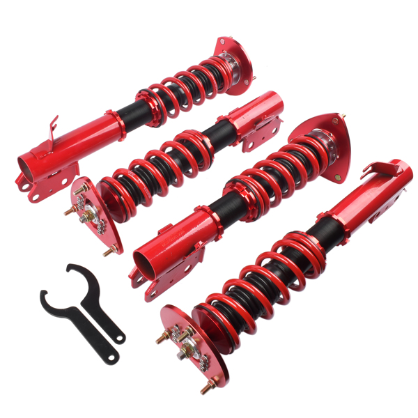 一部改装减震器 Coilovers Suspension Shocks Lowering Kit For Subaru Impreza 2005-2007 Adjustable Height-12