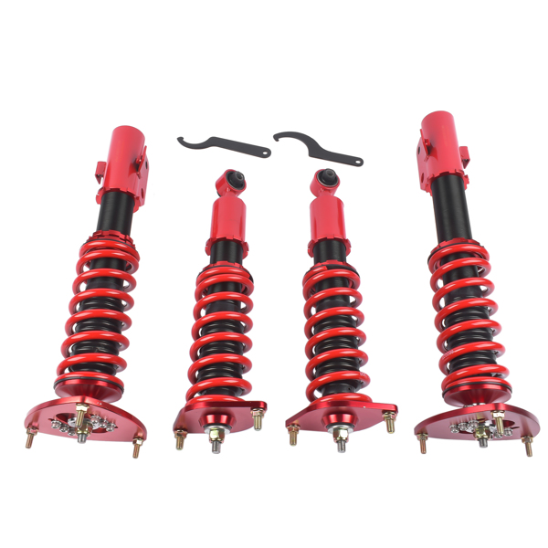 一部改装减震器 Coilovers Suspension Shocks Lowering Kit For Subaru Impreza WRX STi 2008-2013 Adjustable Height-4