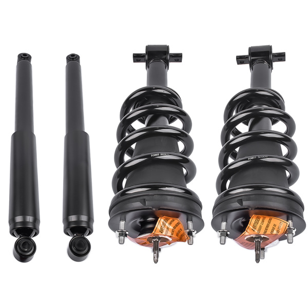 减震器 Front Complete Strut Assys + Rear Shock Absorbers Set of 4 For Chevrolet Silverado 1500 GMC Sierra 1500 4WD 2014-2018 239112 345074 911533-7