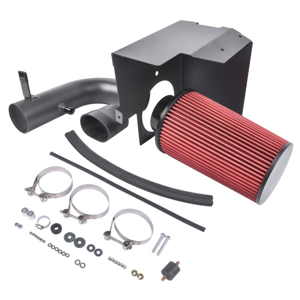 冷气进气套件 10554 Cold Air Intake Kit for 2007 2008 2009 2010 2011 Jeep Wrangler JK Unlimited 3.8L 2WD 4WD-3