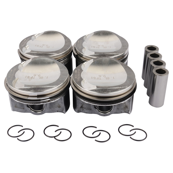 活塞环套装  4x Piston Repair Kit Bolt Ø 21mm for Audi A3 A4 VW Skoda Seat 1.8 T  06J107065AD 06J107065AK-3