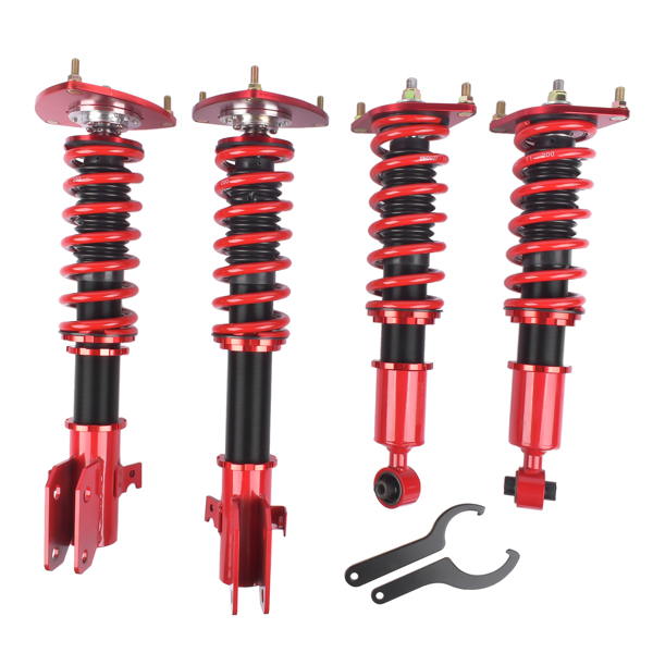 一部改装减震器 Coilovers Suspension Shocks Lowering Kit For Subaru Impreza WRX STi 2008-2013 Adjustable Height-1