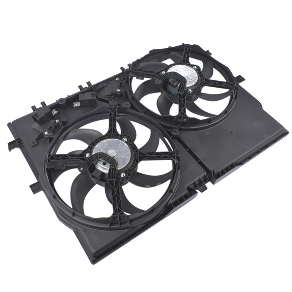 散热器风扇 Radiator & Condenser Dual Cooling Fan Assy for Ram ProMaster 1500 2500 3500 3.6L 68189000AA-2