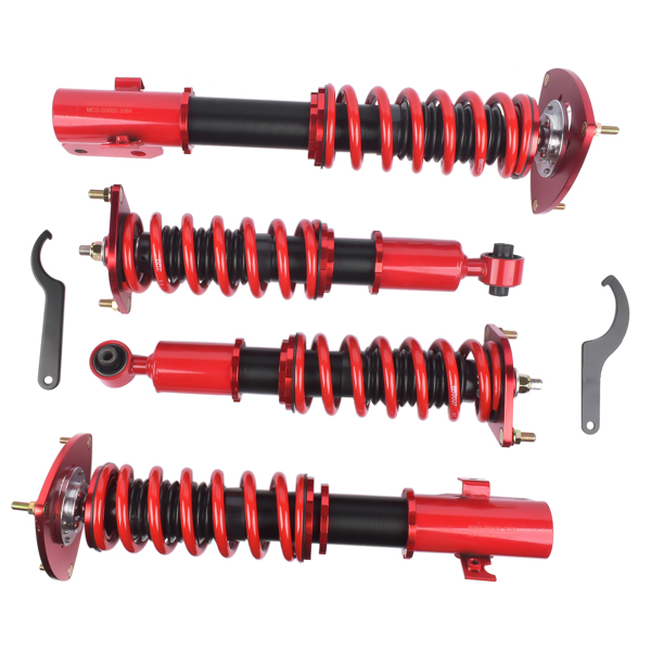 一部改装减震器 Coilovers Suspension Shocks Lowering Kit For Subaru Impreza WRX STi 2008-2013 Adjustable Height-6