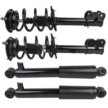 减震器 Front Complete Strut Assys + Rear Shock Absorbers Set of 4 For Kia Sorento 2.4L 3.5L 2011-2013 172713 172712 37322