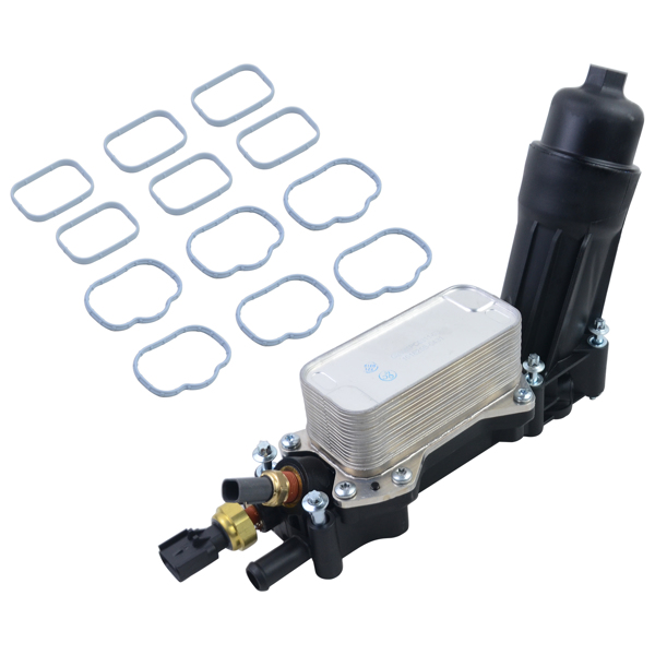 机油滤清器总成 Oil Filter Housing Adapter w/Cooler For 2014-2017 Chrysler Dodge Jeep 3.6L 68105583AF 68105583AC-2