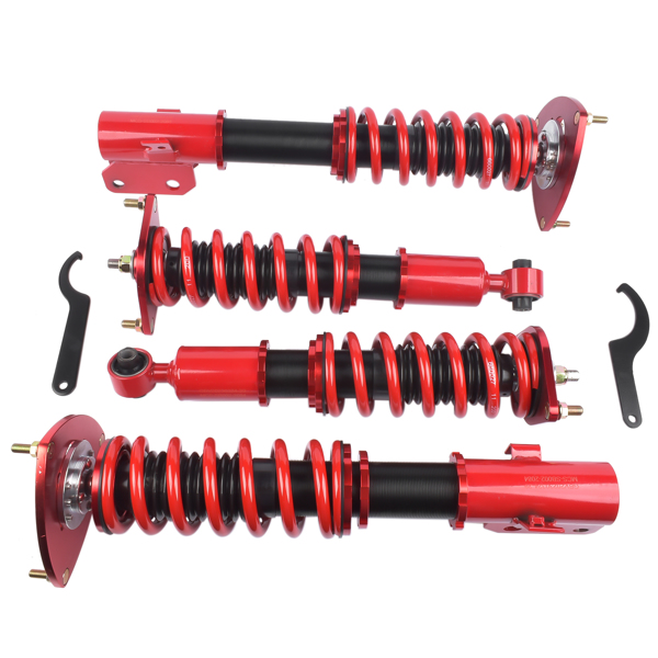 一部改装减震器 Coilovers Suspension Shocks Lowering Kit For Subaru Impreza WRX STi 2008-2013 Adjustable Height-3