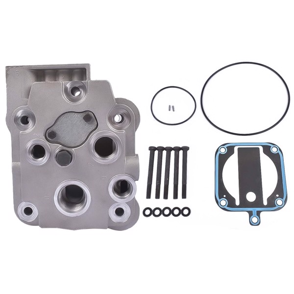 缸盖总成 Air Brake Compressor Cylinder Head For Detroit Diesel Navistar 23536774 5018652-5