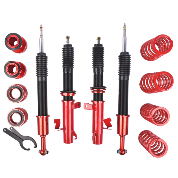 一部改装减震器 Coilovers Suspension Shocks Lowering Kit For Mazda 3 2010-2013 Adjustable Height-4