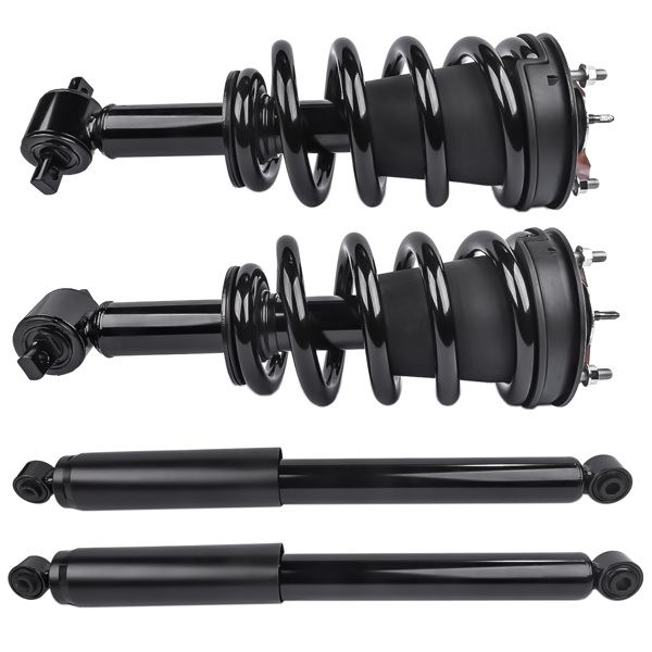 减震器 Front Complete Strut Assys + Rear Shock Absorbers Set of 4 For Chevrolet Silverado 1500 GMC Sierra 1500 4WD 2014-2018 239112 345074 911533-2