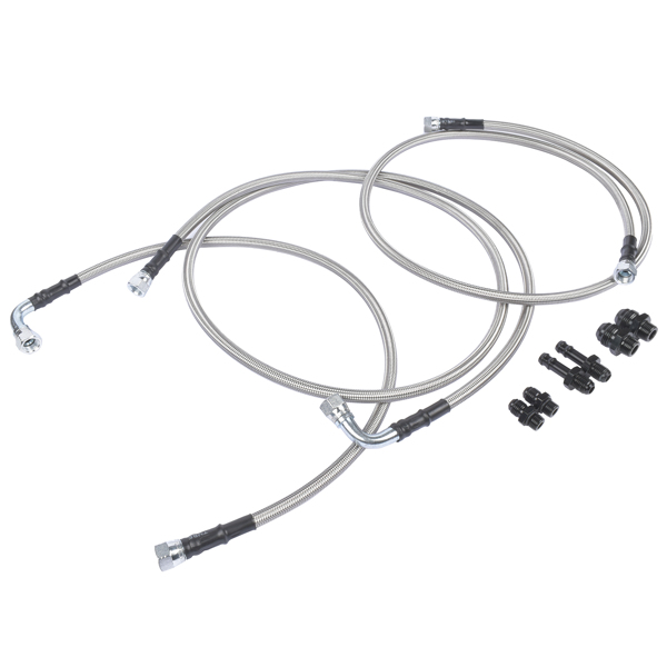 变速箱冷却管 Transmission Cooler Lines Kit Heavy Duty Hose For Dodge Ram Cummins 5.9L Diesel-4