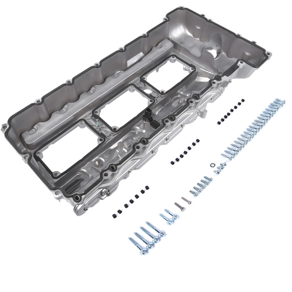 气门室盖 Aluminum Rocker Valve Cover with Gasket + Cap 11127570292 for BMW 135i 335i 435i 535i GT xDrive 640i Gran Coupe 740Li xDrive X1 X2  X4 X5 X6 M2-8