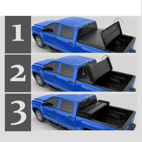 卡车盖板-Soft Tri Fold-5'-2