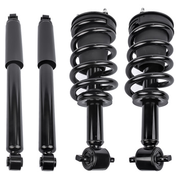 减震器 Front Complete Strut Assys + Rear Shock Absorbers Set of 4 For Chevrolet Silverado 1500 GMC Sierra 1500 4WD 2014-2018 239112 345074 911533