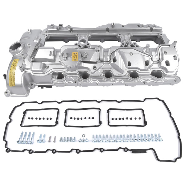 气门室盖 Aluminum Rocker Valve Cover with Gasket + Cap 11127570292 for BMW 135i 335i 435i 535i GT xDrive 640i Gran Coupe 740Li xDrive X1 X2  X4 X5 X6 M2-4