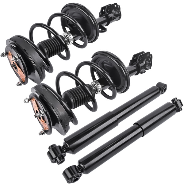 减震器 Front Complete Strut Assys + Rear Shocks Set of 4 For Kia Sedona 2006-2012, 2014 Hyundai Entourage 2007-2008 172918 172917 349094-5