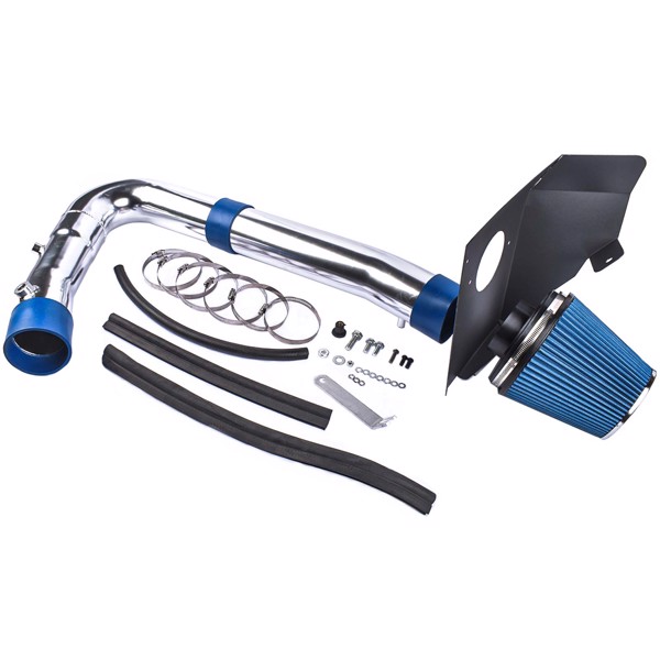 冷气进气套件 Cold Air Intake Blue For 2011-2017 Dodge Challenger Charger Chrysler 300 3.6L V6 HI-DG-12BL-4