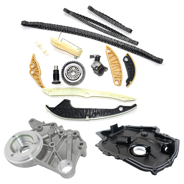 时规链条套装 Timing Chain Kit, Engine Cover, Solenoid Kit for VW Jetta GTI Audi A4 Q5 TT 2.0L 06H109467N-2
