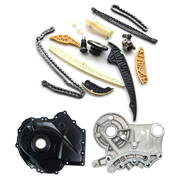 时规链条套装 Timing Chain Kit, Engine Cover, Solenoid Kit for VW Jetta GTI Audi A4 Q5 TT 2.0L 06H109467N-1