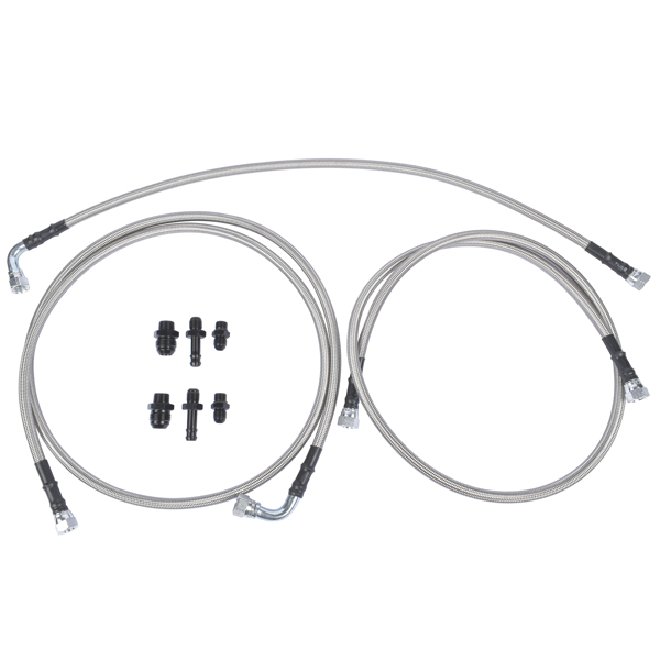 变速箱冷却管 Transmission Cooler Lines Kit Heavy Duty Hose For Dodge Ram Cummins 5.9L Diesel-2