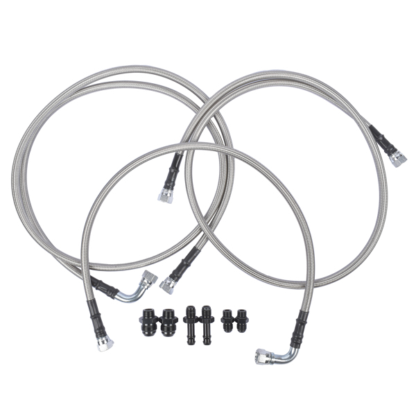 变速箱冷却管 Transmission Cooler Lines Kit Heavy Duty Hose For Dodge Ram Cummins 5.9L Diesel-1