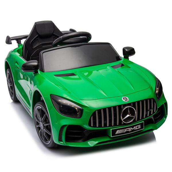 Mercedes-Benz 双驱 12.00 4.5Ah 跑车 带2.4G遥控 绿色 AMG GTR-6