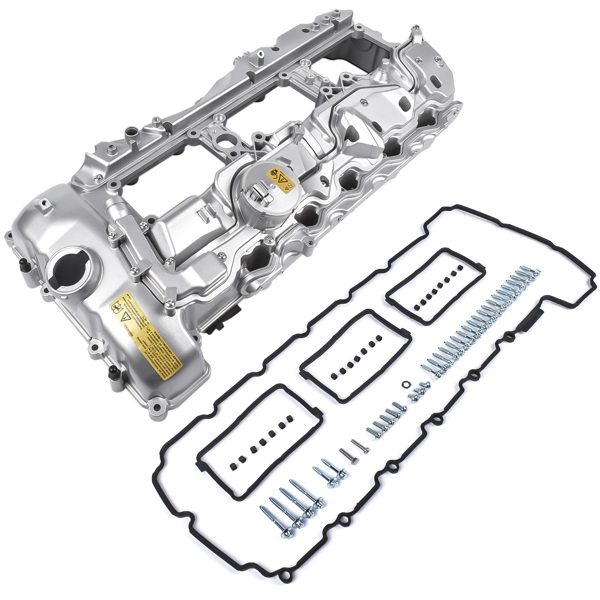 气门室盖 Aluminum Rocker Valve Cover with Gasket + Cap 11127570292 for BMW 135i 335i 435i 535i GT xDrive 640i Gran Coupe 740Li xDrive X1 X2  X4 X5 X6 M2-3