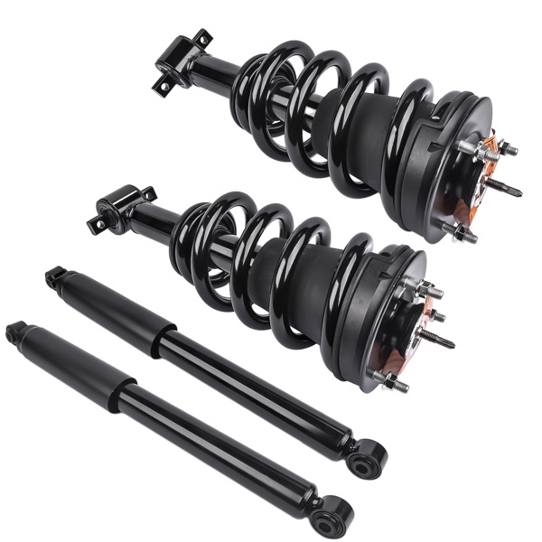 减震器 Front Complete Strut Assys + Rear Shock Absorbers Set of 4 For Chevrolet Silverado 1500 GMC Sierra 1500 4WD 2014-2018 239112 345074 911533-5