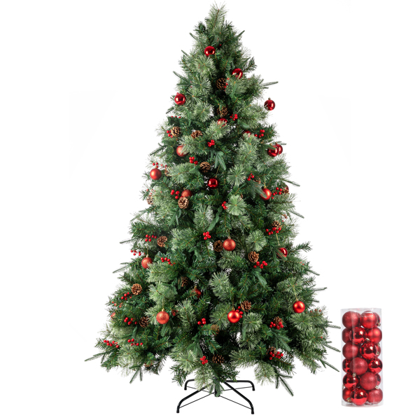 7.5英寸圣诞树预亮带450灯，1500头，8种模式调节-1