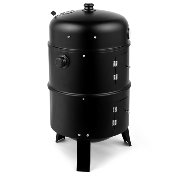  80*41*48cm 黑色 烟熏炉 铁喷塑 碳烤炉-1
