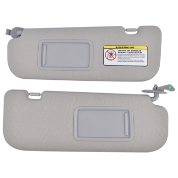 遮阳板 Pair Sun Visor Left and Right Gray for Hyundai Elantra MD 2011-2015 852103X000TX 852203X000