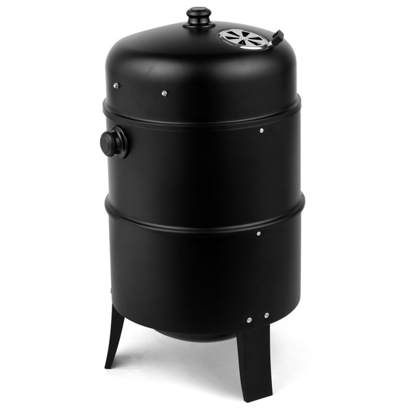  80*41*48cm 黑色 烟熏炉 铁喷塑 碳烤炉-5