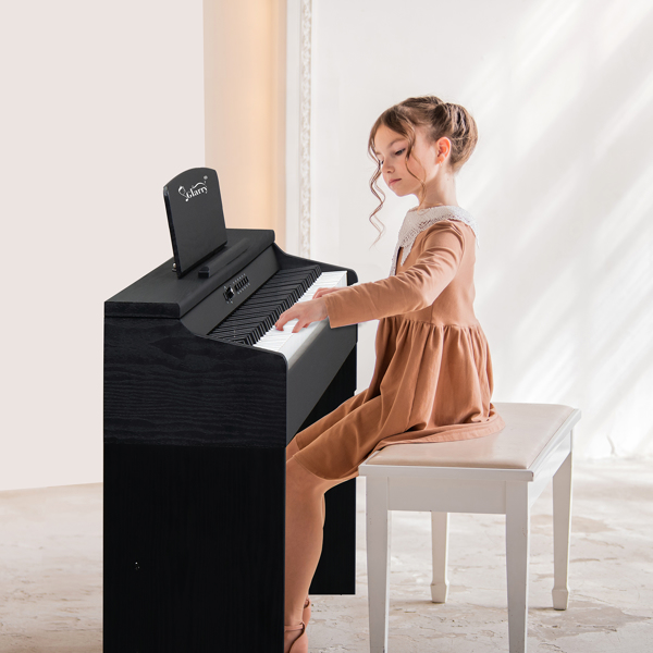 【AM不售卖】Glarry GDP-105/8816A 88键标准重锤键盘 立式 黑色 电钢琴-14