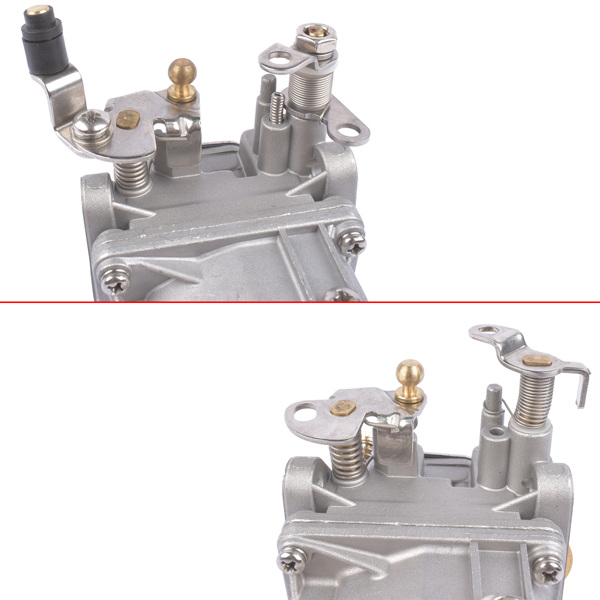  化油器 Upper and Lower Carburetor Kit For Yamaha 2 stroke 20HP 25HP Outboard Engine 1988-2003 6L2-14301-11-00 6L2-14302-11-00-7