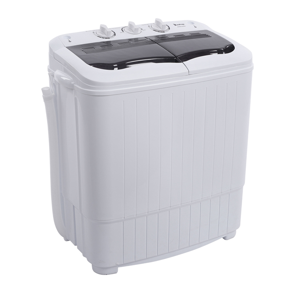 【无logo款替换30189854】 美规 XPB35-ZK35 14.3lbs 洗衣机 110V 110V,360W 双桶 带排水泵 塑料 灰色盖板 带波浪 半自动-8