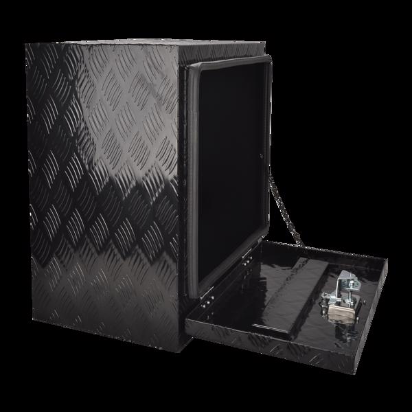 Aluminum Tool Box Black,size24"*17"*18",pattern5,single lock,double chainMT018006（禁售temu&亚马逊）(不支持无理由退货)-4