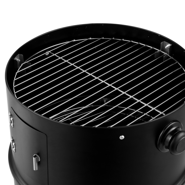 80*41*48cm 黑色 烟熏炉 铁喷塑 碳烤炉-16