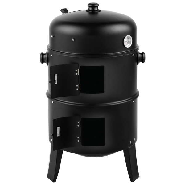  80*41*48cm 黑色 烟熏炉 铁喷塑 碳烤炉-6
