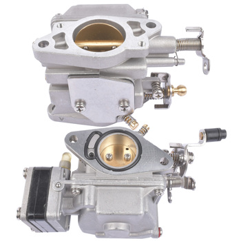  化油器 Upper and Lower Carburetor Kit For Yamaha 2 stroke 20HP 25HP Outboard Engine 1988-2003 6L2-14301-11-00 6L2-14302-11-00