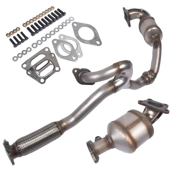  三元催化器 Front Catalytic Converter & Flex Pipe for Cadillac SRX 3.0L V6 2010-2011 10H41324 10H41323-6