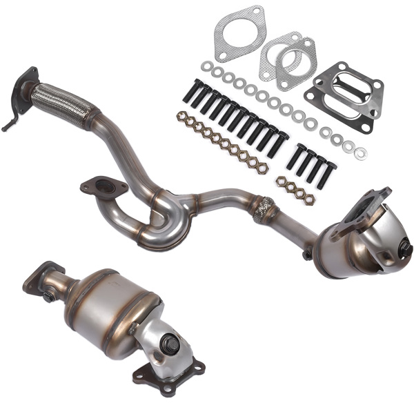  三元催化器 Front Catalytic Converter & Flex Pipe for Cadillac SRX 3.0L V6 2010-2011 10H41324 10H41323-2