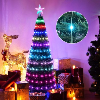 5 英尺预点亮人造圣诞树（周末不发货，请谨慎下单）