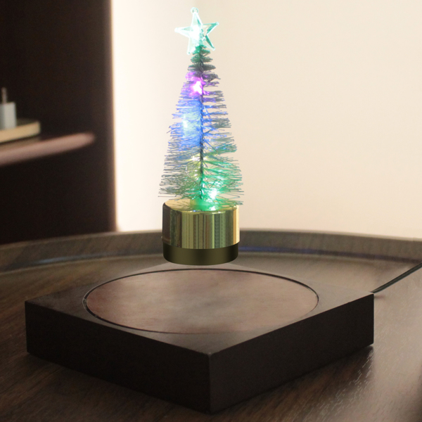悬浮圣诞树灯，创意圣诞礼物，独特装饰科技玩具-6