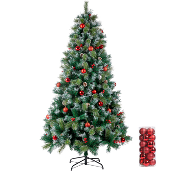 7.5英寸植绒圣诞树预亮带450灯，1500头，8种模式调节
