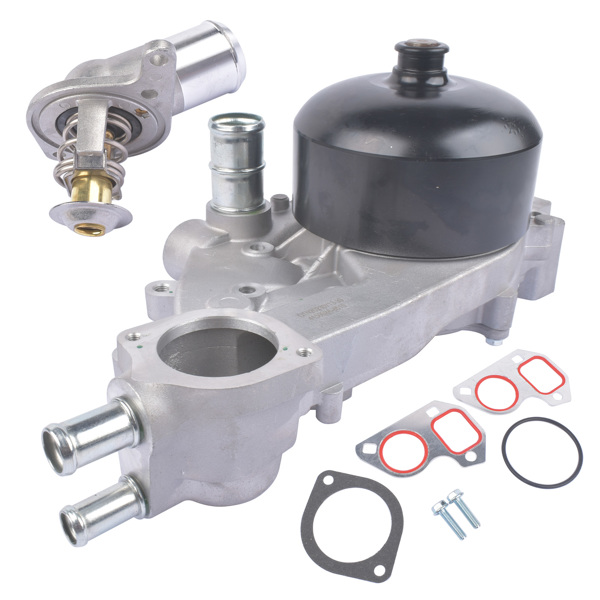 水泵 Water Pump w/ Thermostat & Gasket for Chevrolet Camaro Corvette Pontiac Firebird GTO Avanti II 5.7L 1997-2006 89017456 12533193-4