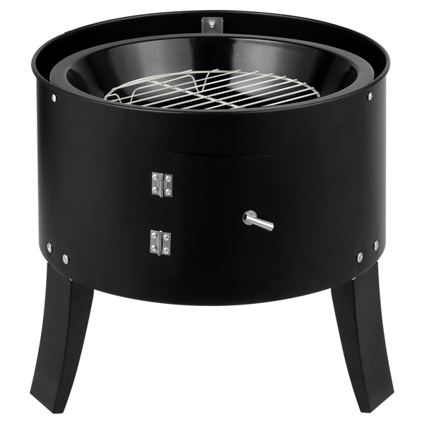  80*41*48cm 黑色 烟熏炉 铁喷塑 碳烤炉 欧洲 N001-12