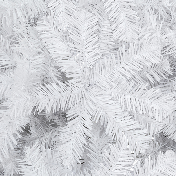  7ft 白色 1200枝头 PVC材质 圣诞树 CT0WH7 S101 欧洲-9
