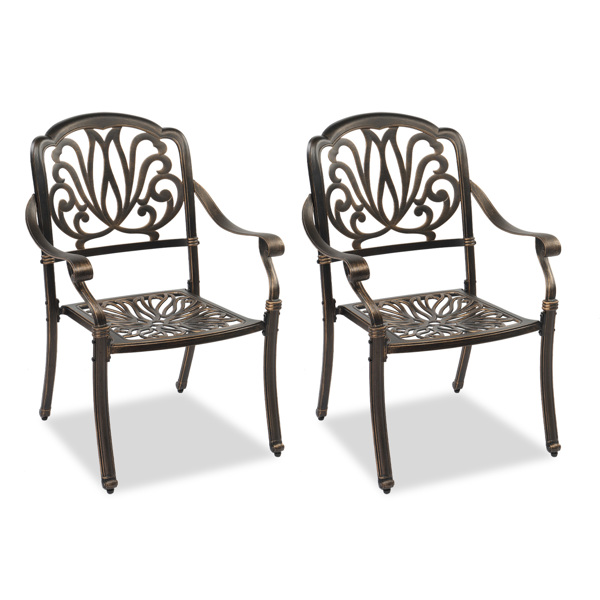  2pcs 古铜色  铸铝单椅-1