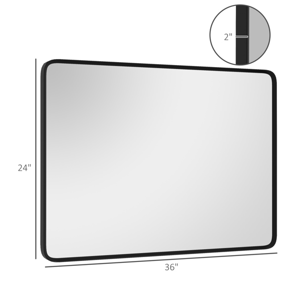 36 x 24英寸壁镜 （Swiship-发货）（WalMart禁售）-4