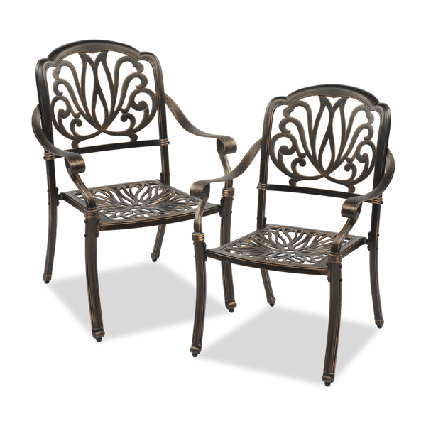  2pcs 古铜色  铸铝单椅-2